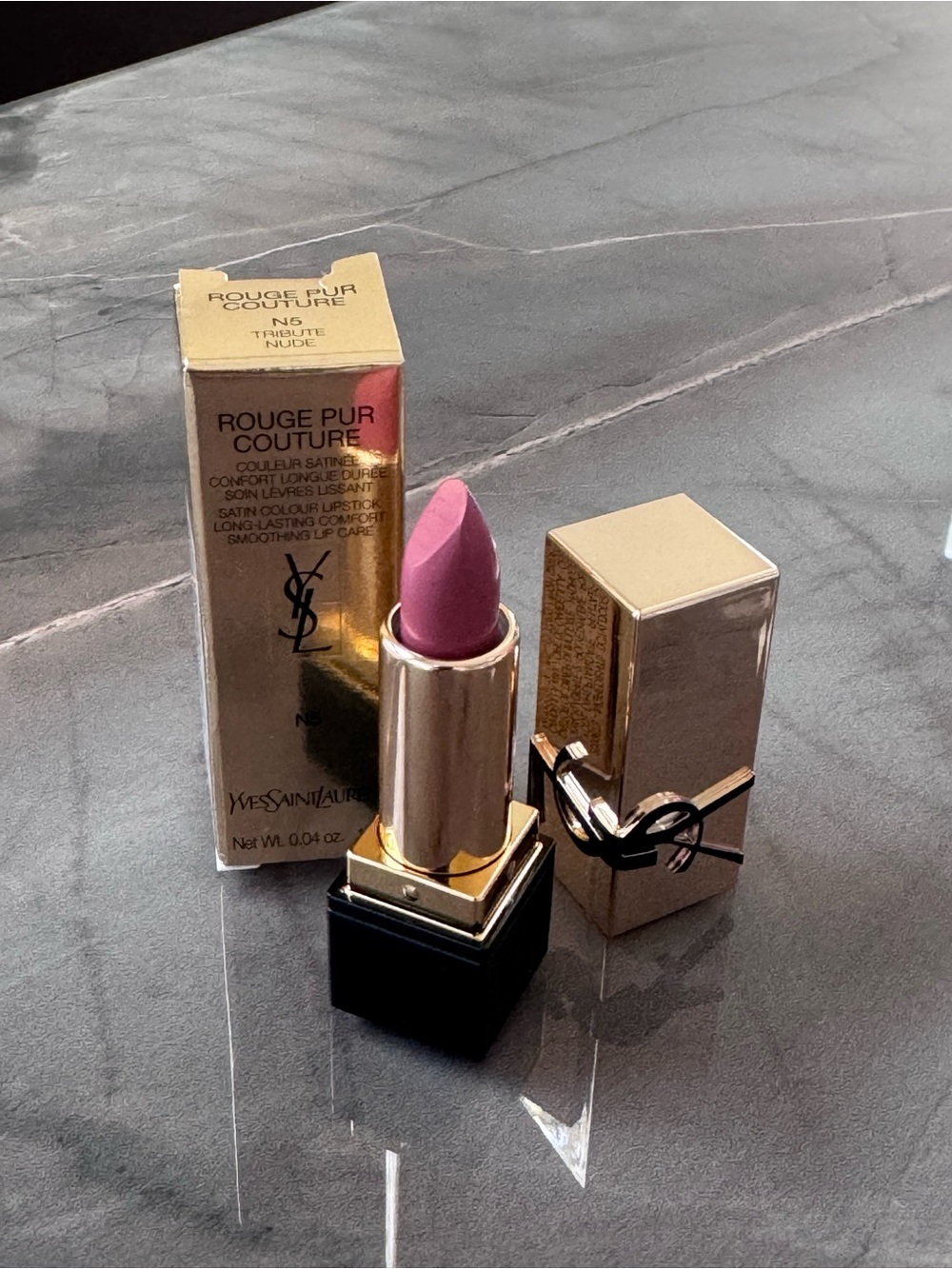 Rouge Pur Couture Satin Lipstick - N5 Tribute Nude by Yves Saint Laurent